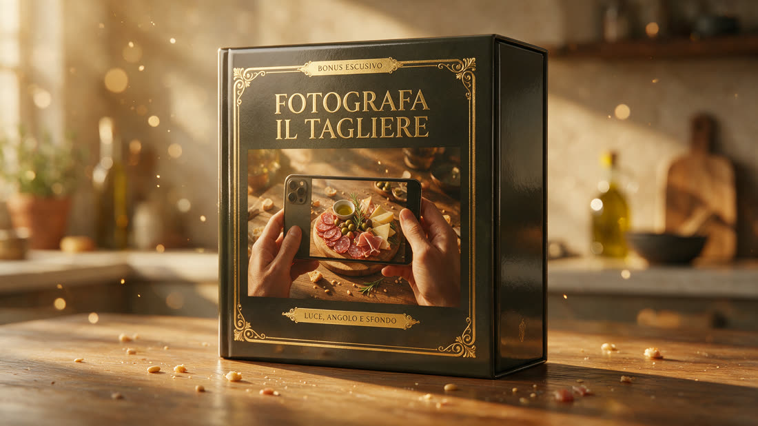 Bonus 5 · Fotografa il tuo tagliere