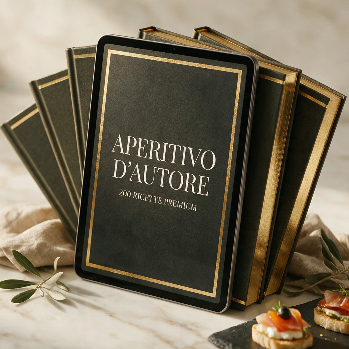 Aperitivo d'Autore — 200 ricette premium e 5 bonus inclusi