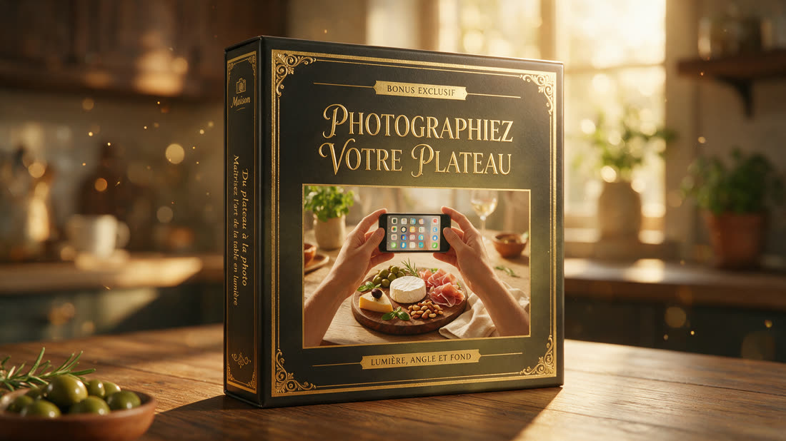 Bonus 5 · Photographiez votre plateau