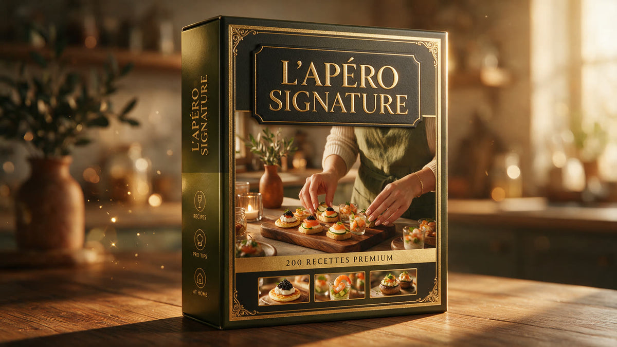 L'Apéro Signature — 200 recettes premium, le pack complet