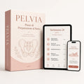 PELVIA Piano di Preparazione al Parto: la guida e il piano per il pavimento pelvico su tablet e telefono